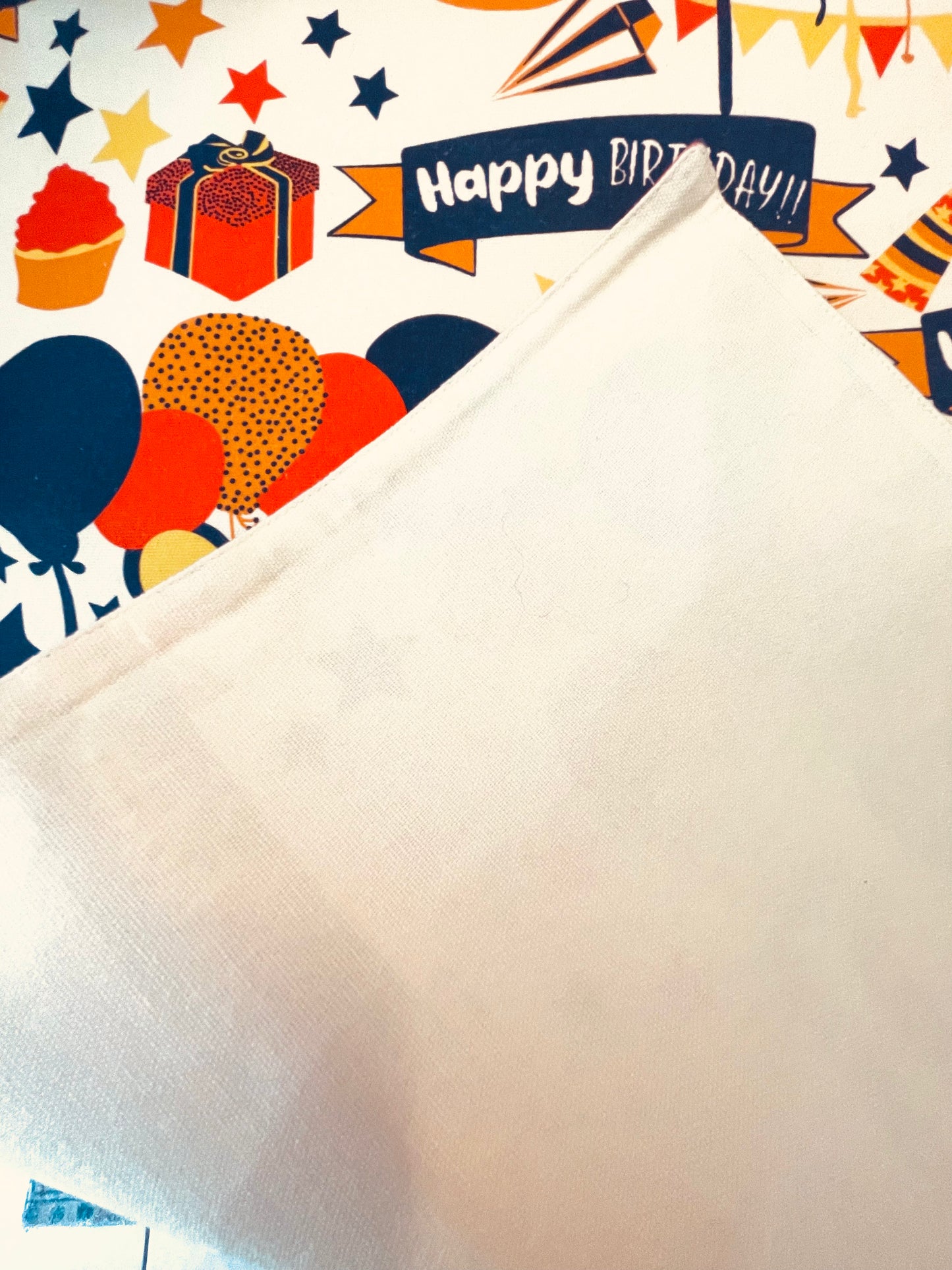 Birthday Balloons and Banner Table Runner