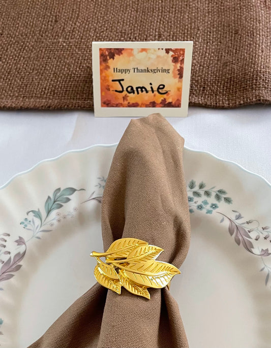 Free Thanksgiving Place Card Template