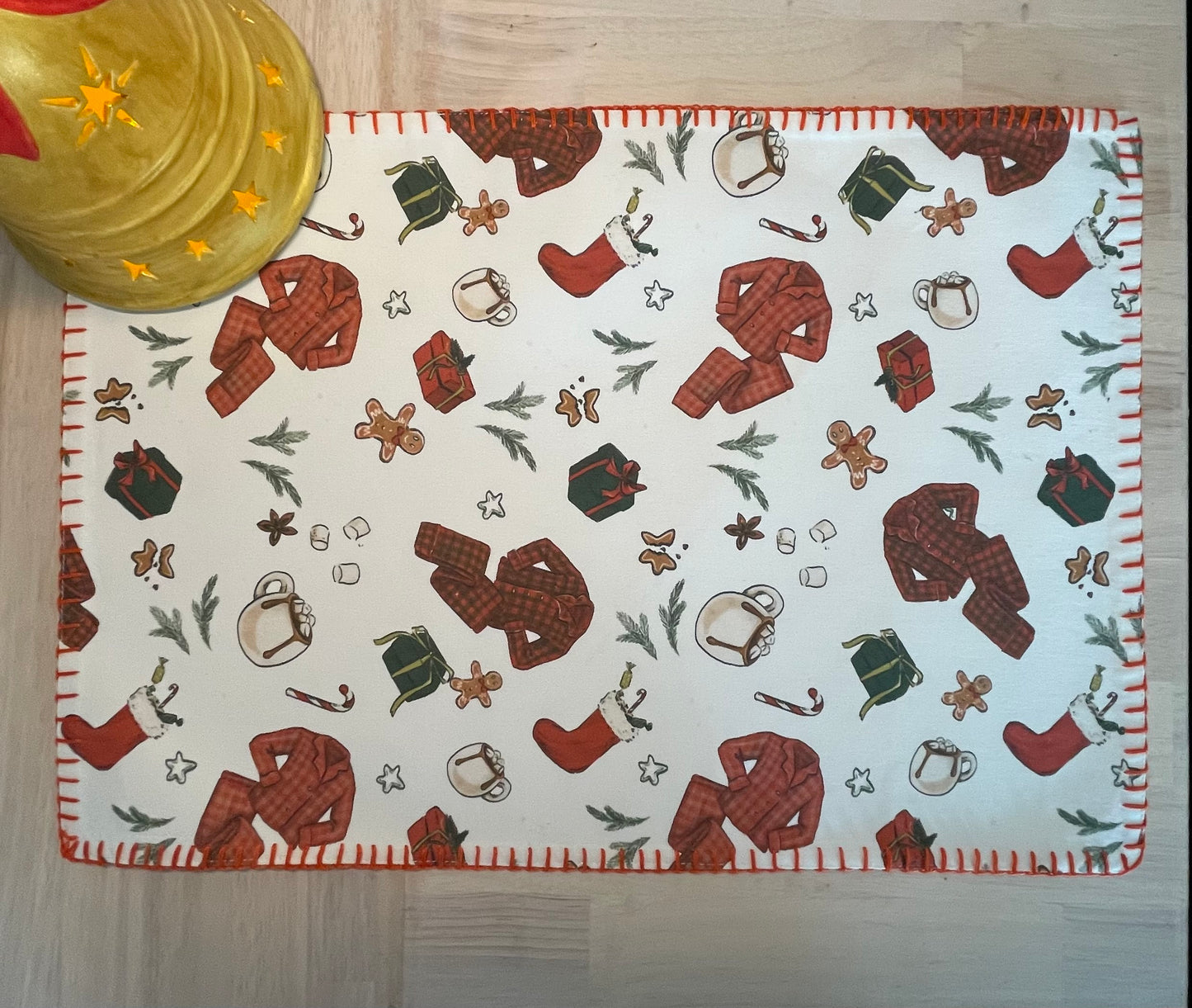 Christmas Morning Placemats set of 2
