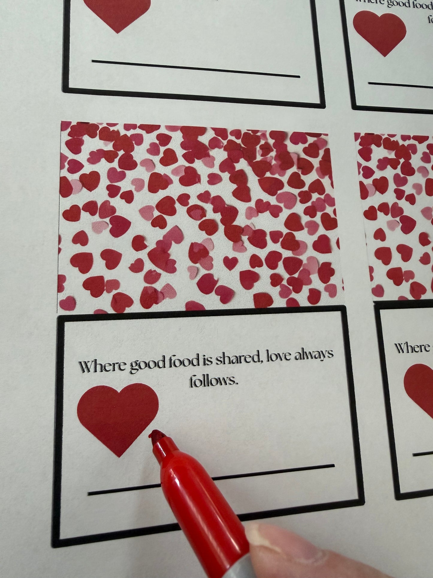 Valentine Placecard Download