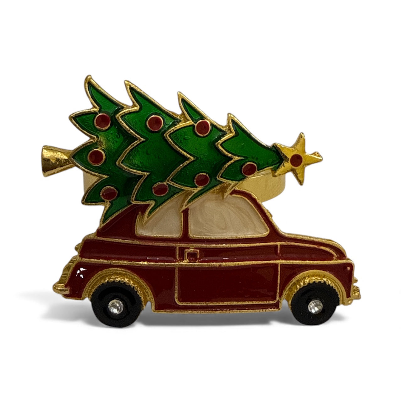 Christmas Car Napkin Rings