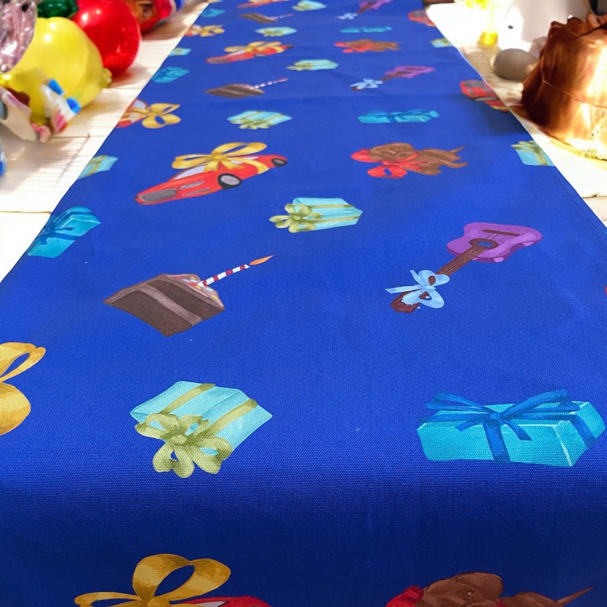 Anghild's Table Table Runner Big Boy Toys Birthday Table Runner