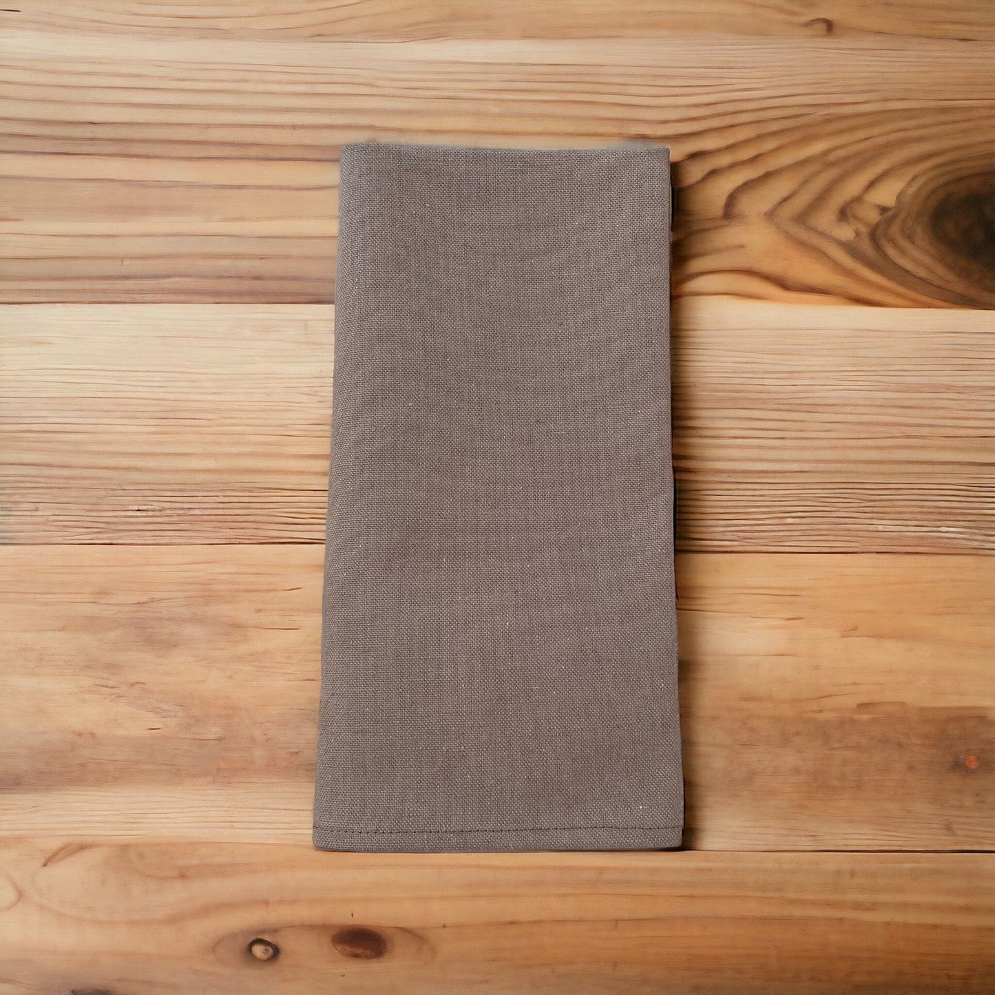 Anghild's Table Napkin Earthy Brown Cotton Dinner Napkin Set of 4