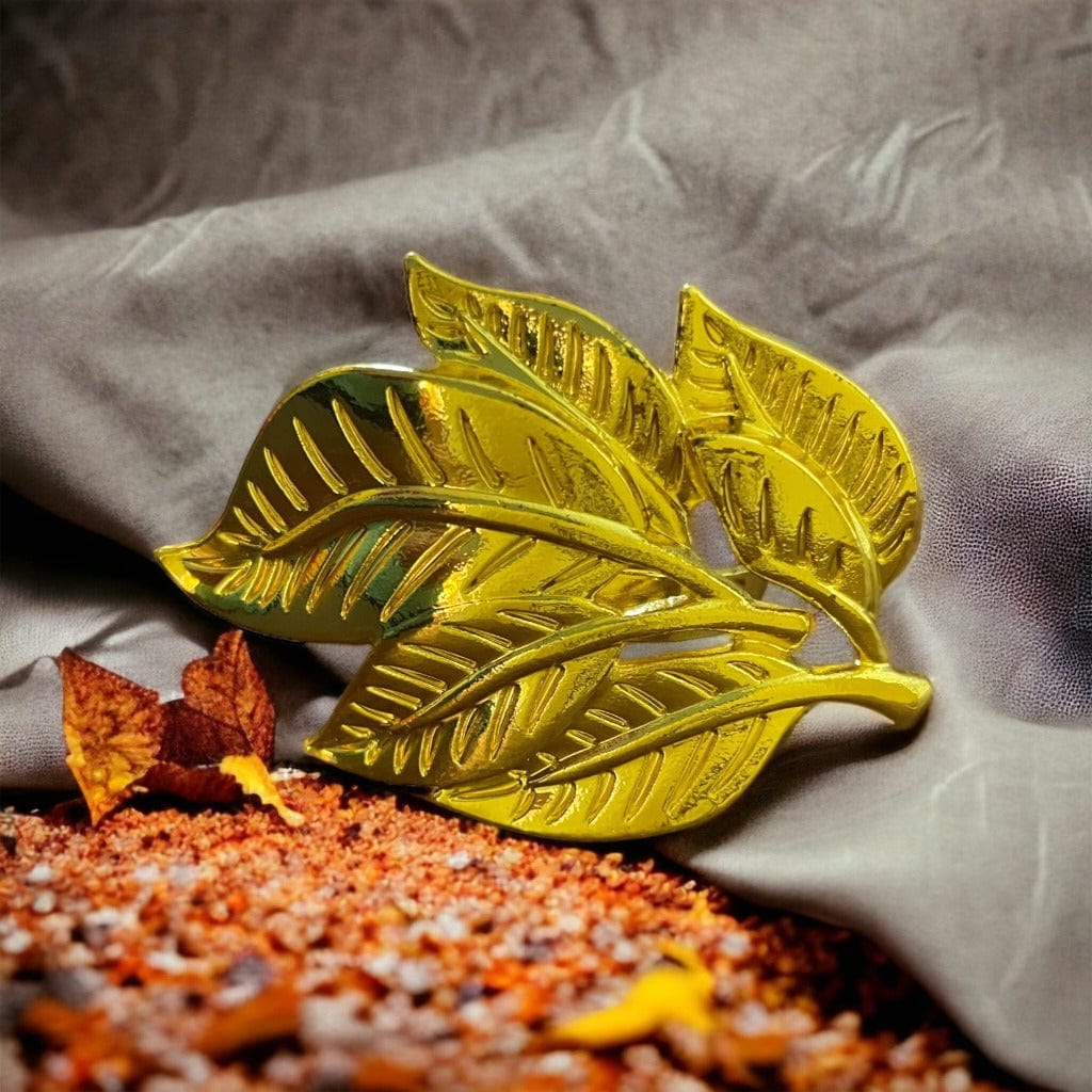 Anghild's Table Napkin rings Fall Leaf Napkin Rings set of 6