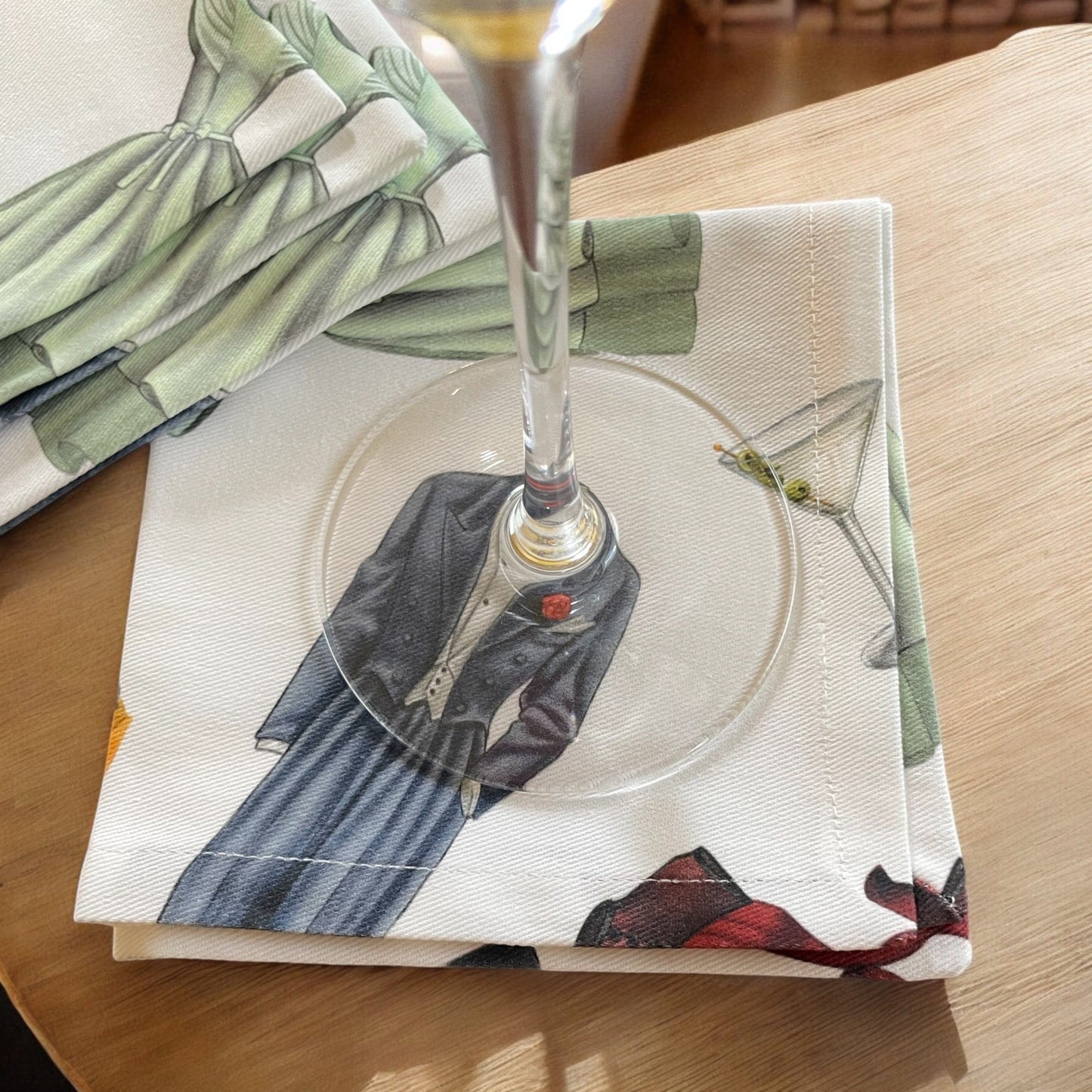 Anghild's Table Retro 50s Cocktail Party Cocktail Napkins set of 4