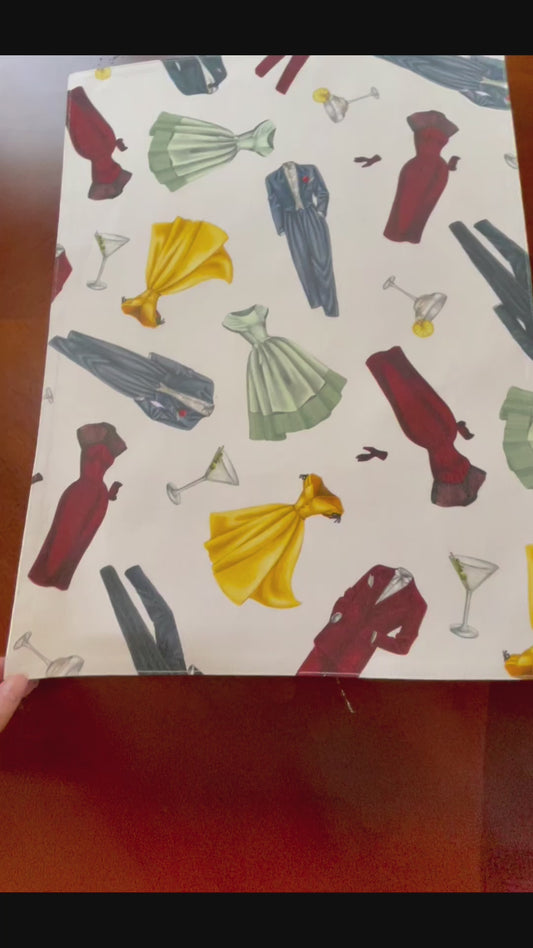 Vintage Glamour Style Placemats set of 2