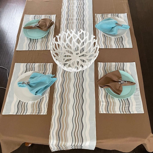 Anghild's Table 18”x72” Beach House Table Runner