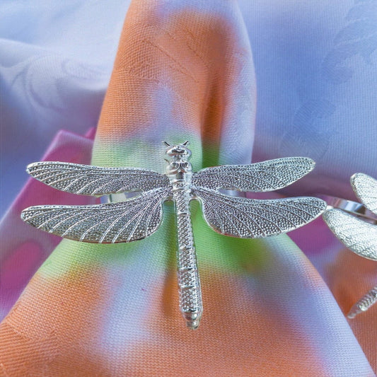 Anghild's Table Napkin rings Dragonfly Napkin Rings set of 6